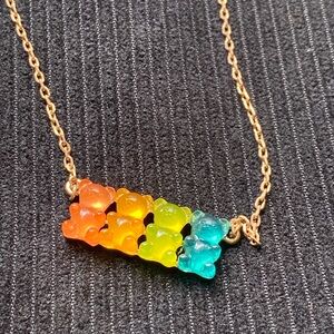 Betsy Johnson gummy bear necklace